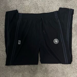 Black NBA Logo Athletic Track Pants